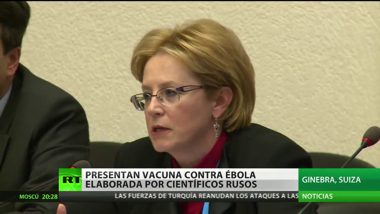 Presentan una vacuna contra el ébola elaborada por científicos rusos