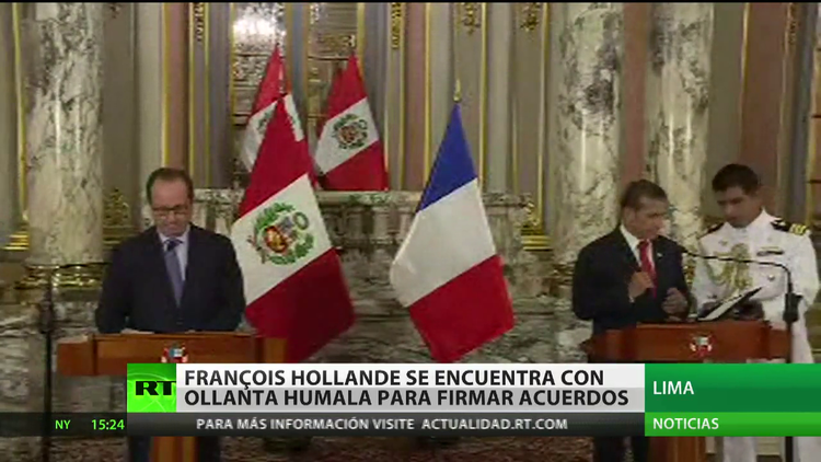 Perú y Francia firman varios acuerdos de cooperación