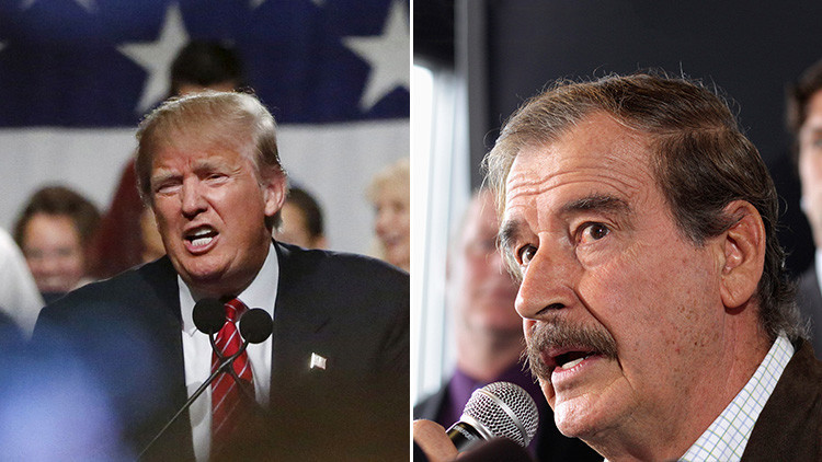 "No pienso pagar por ese puto muro": Vicente Fox arremete contra el "egocéntrico" Donald Trump