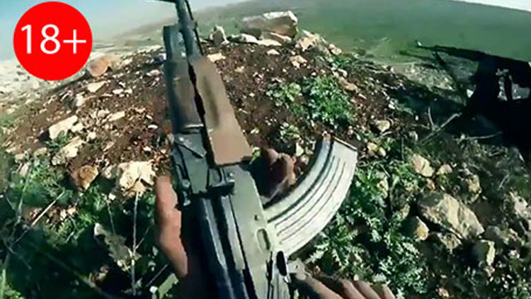 Video: Un terrorista graba su propia muerte en Siria