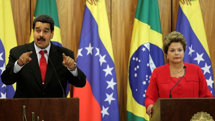 Maduro: "Hay un golpe de Estado mediático y judicial contra Dilma Rousseff"