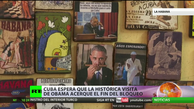 Cuba espera que la histórica visita de Obama acerque el fin del bloqueo