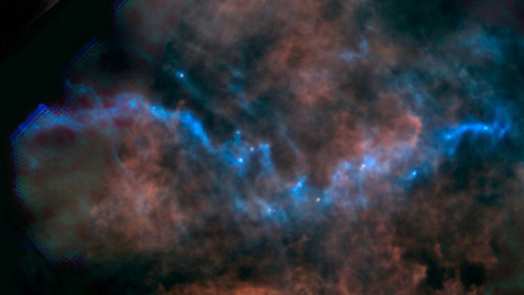 Guardería celestial: la Vía Láctea tiene una 'cinta azul' en la que se originan las estrellas