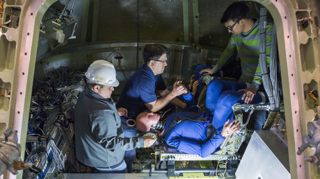 Maniquíes ponen a prueba el amarizaje de la misión a Marte de la NASA (Fotos)