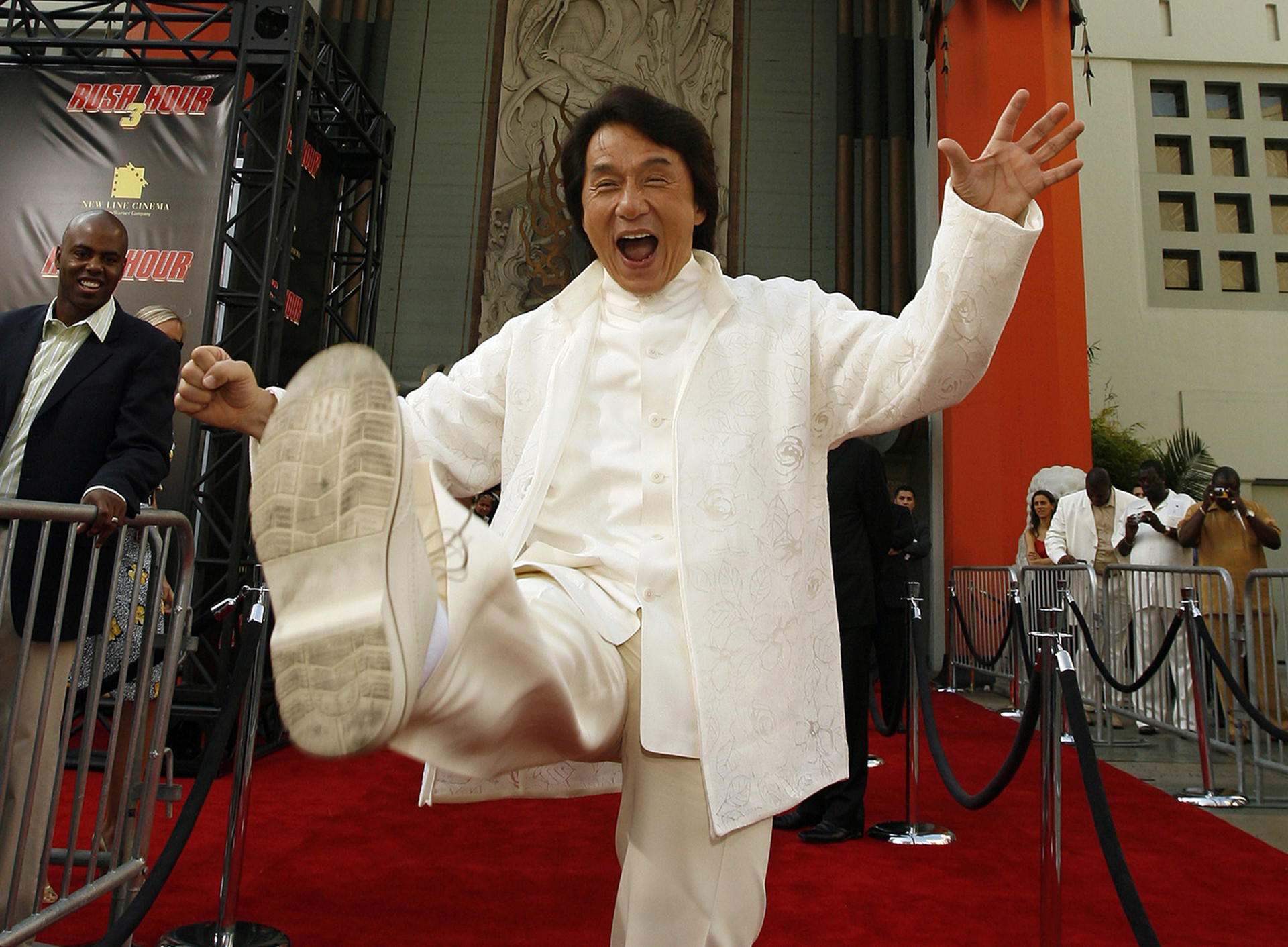 4. Jackie Chan, actor y director de cine. 