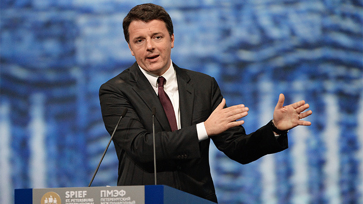 Renzi: "Las sanciones tienen un impacto negativo, tanto en Rusia como en Europa"