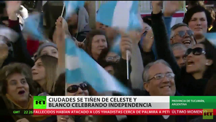 Argentina celebra el bicentenario de su Declaración de la Independencia