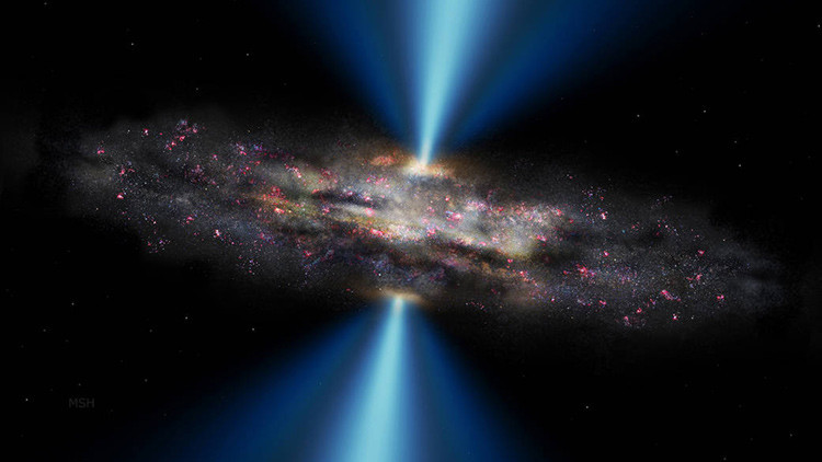 'Rayos letales del espacio': un estallido de energía de un agujero negro podría aniquilar la Tierra