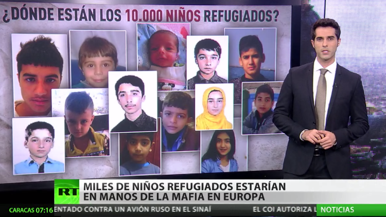 Miles de niños refugiados estarían en manos de la mafia en Europa
