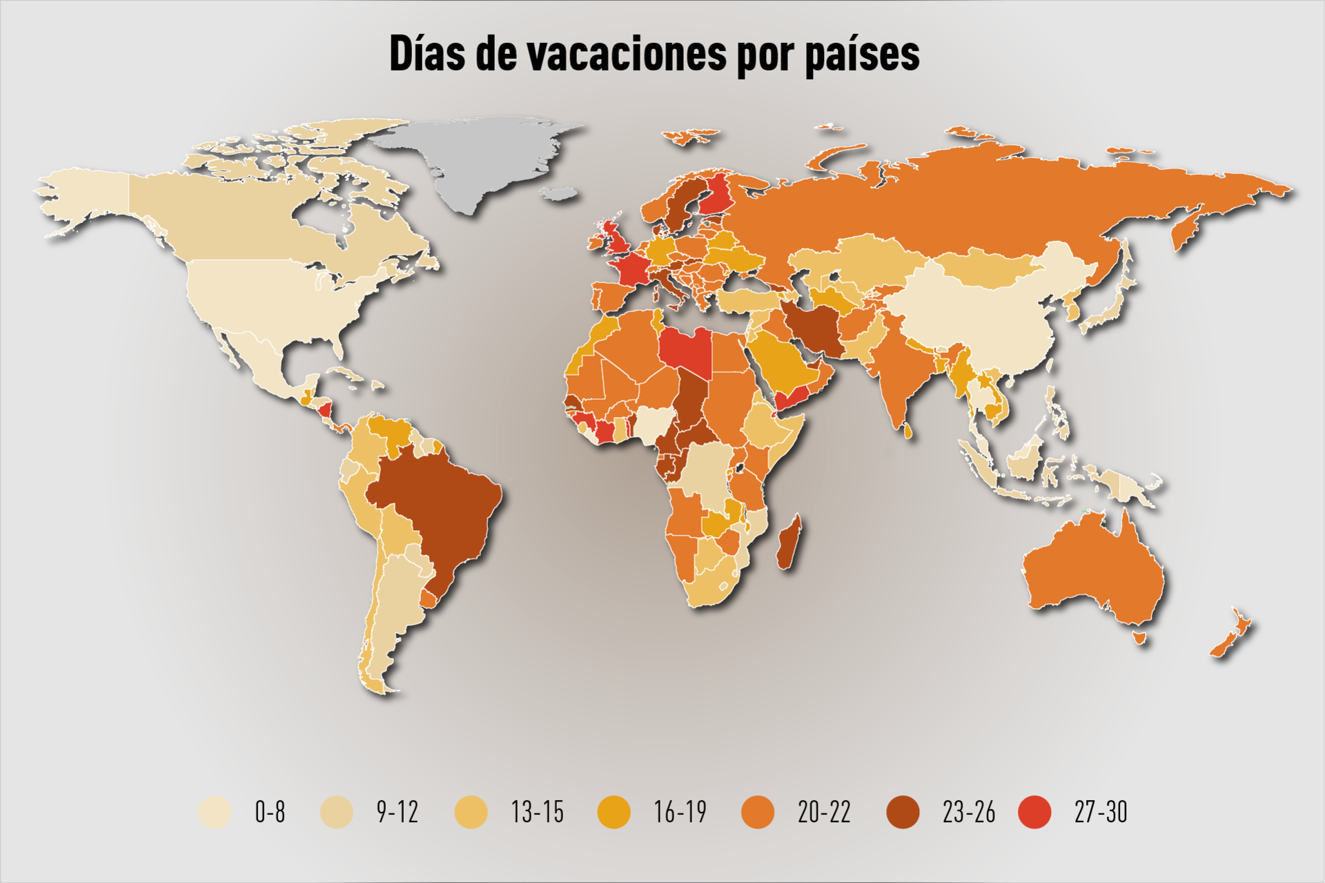 Infografía ¿Cuál es el país con más vacaciones del mundo? RT