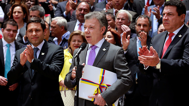 Santos: "El acuerdo de paz se firmará el 26 de septiembre en Cartagena"