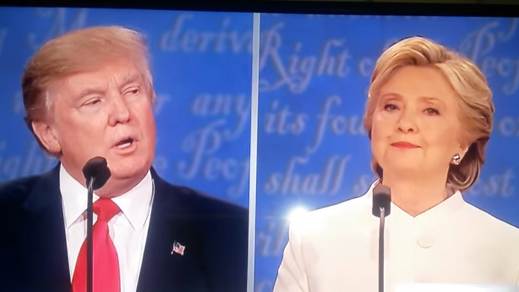 Video: ¿Clinton le dijo "fuck you" a Trump en el último debate?