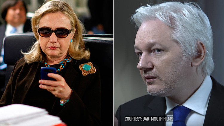Assange: "Hillary Clinton fue la figura clave en la destrucción del Estado de Libia"