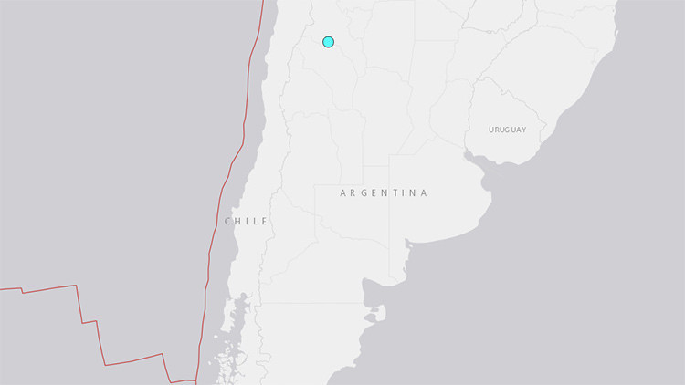 Un fuerte terremoto sacude el norte de Argentina