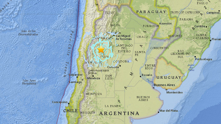 Un segundo fuerte sismo sacude Argentina en menos de 24 horas