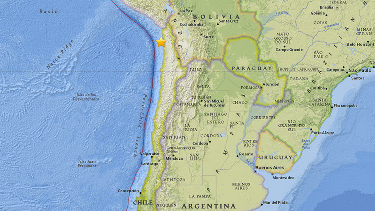Un sismo de magnitud 5,4 sacude Chile