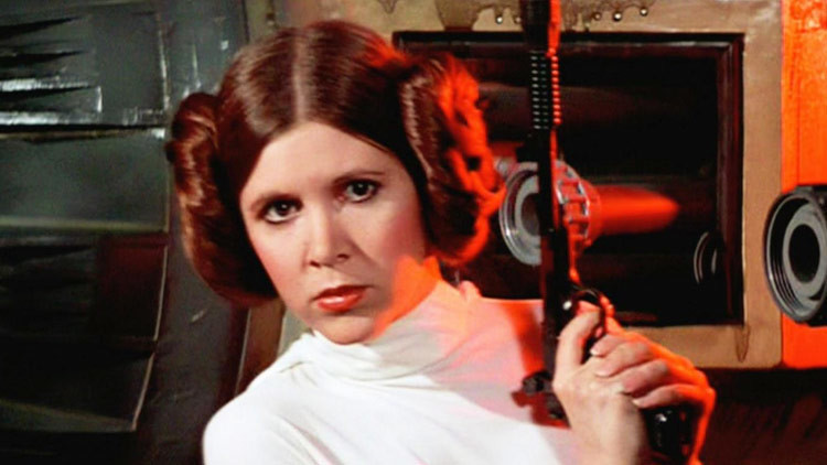 Fans de Carrie Fisher instan a convertir a Leia en una de las Princesas Disney