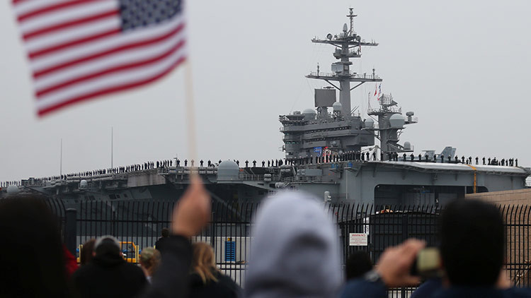 EE.UU. envía al Pacífico el portaaviones que 'enterró' a Bin Laden