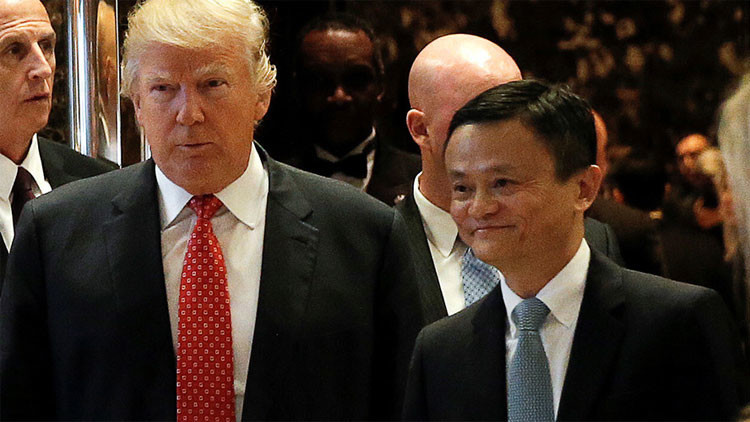"Vamos a hacer grandes cosas": Trump negocia con Jack Ma la creación de un millón de empleos