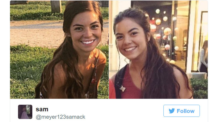Fotos: Encuentra en plena calle a su 'gemela' y luego en Twitter aparecen varias más