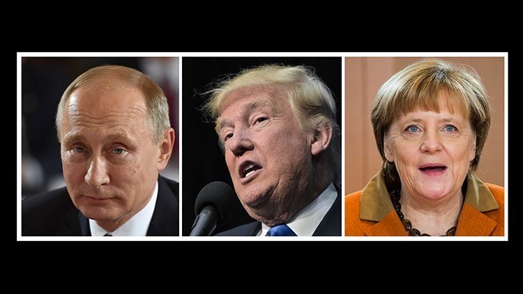 Trump afirma que comenzará confiando en Putin y en Merkel, pero eso "podría no durar mucho"