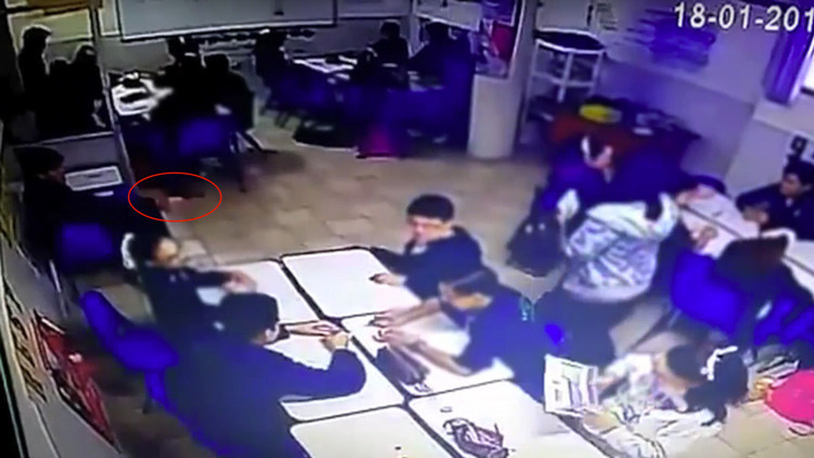 Publican un video del momento en que un alumno abre fuego en un colegio de Monterrey