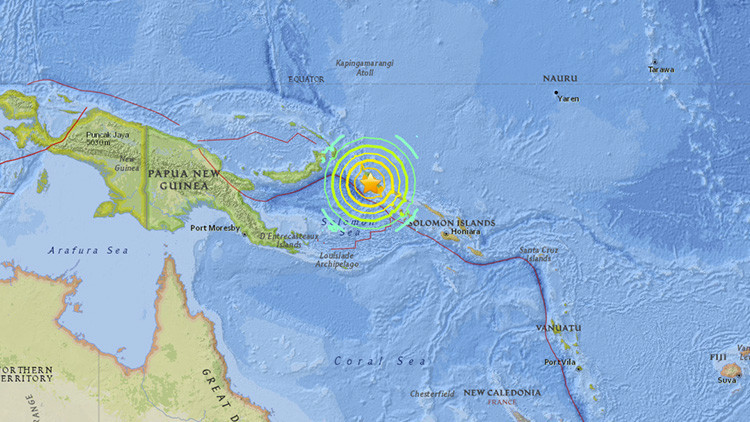 Un terremoto de 8,0 sacude Papúa Nueva Guinea