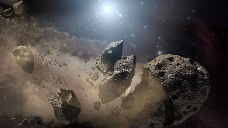 Un asteroide 'roza' la Tierra a una velocidad 10 veces más alta que una bala disparada con un AK-47