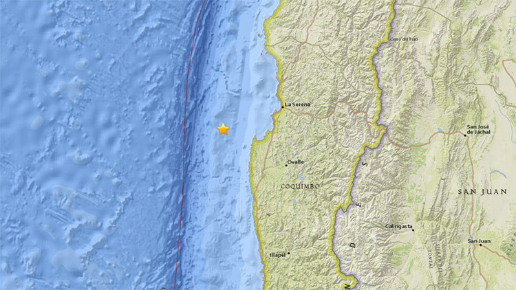 Un sismo de magnitud 5,2 sacude Chile