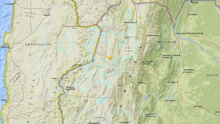 Un terremoto de magnitud 6,3 sacude Argentina