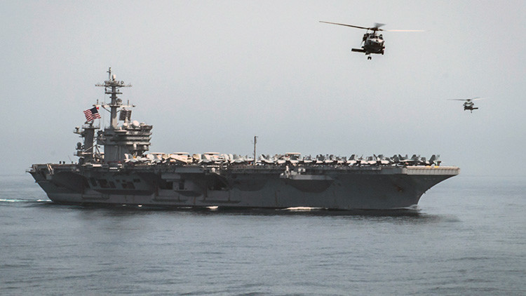 EE.UU. despliega un portaaviones y su grupo de ataque en el mar de la China Meridional