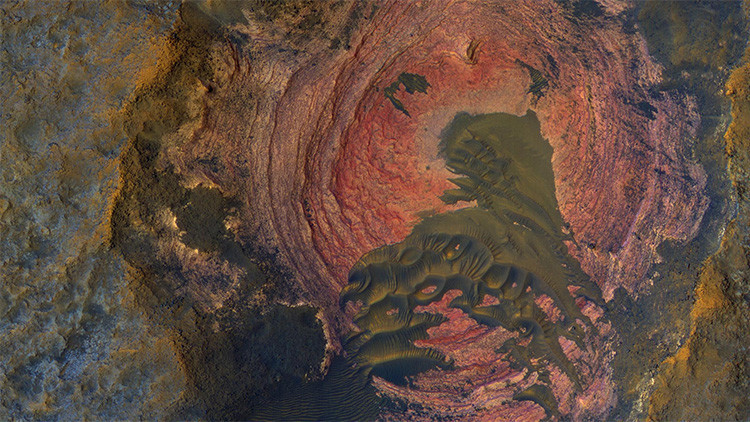 La NASA publica una llamativa imagen de la superficie de Marte