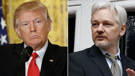 "Nunca hay que disculparse por la verdad": Assange desafía postura de Trump contra noticias falsas