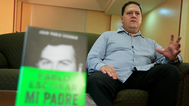 El insólito motivo por el que recibió amenazas el hijo de Pablo Escobar en Colombia