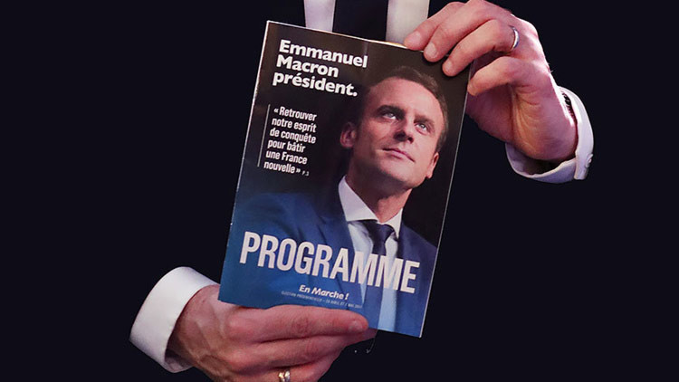 "Campaña electoral a base de mentiras": RT responde a las acusaciones del francés Emmanuel Macron