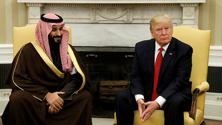  "Histórico": Trump se reúne con el príncipe de Arabia Saudita en Washington