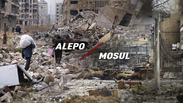 Alepo y Mosul, dos 'cunas' del terrorismo con destinos muy diferentes