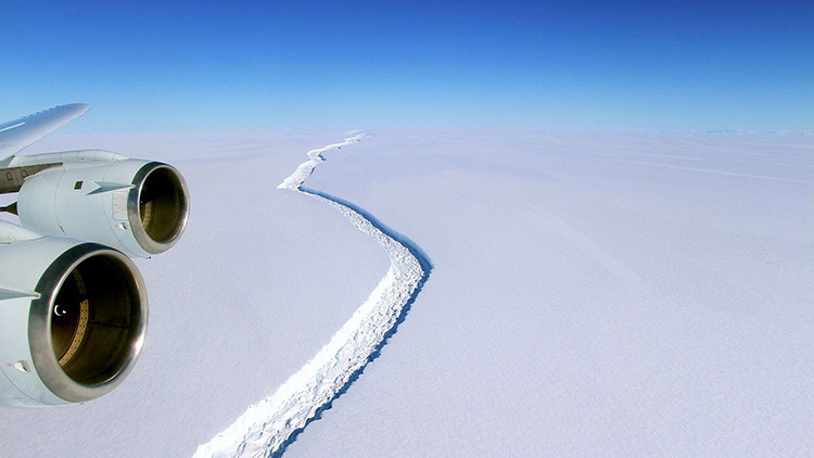 Argentina registra una grieta que dejaría a la deriva un bloque de hielo dos veces mayor que Moscú
