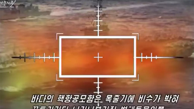 VIDEO: Corea del Norte muestra a EE.UU. cómo destruiría sus portaaviones y bombarderos