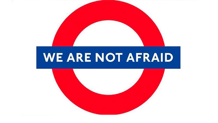 Los londinenses plantan cara a la amenaza terrorista con un mensaje rotundo