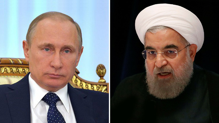 Putin y Ruhaní consideran "inadmisible" la agresión de EE.UU. contra Siria