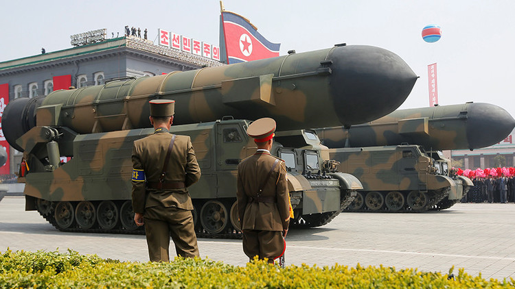 Lanzamiento fallido de un misil de Corea del Norte