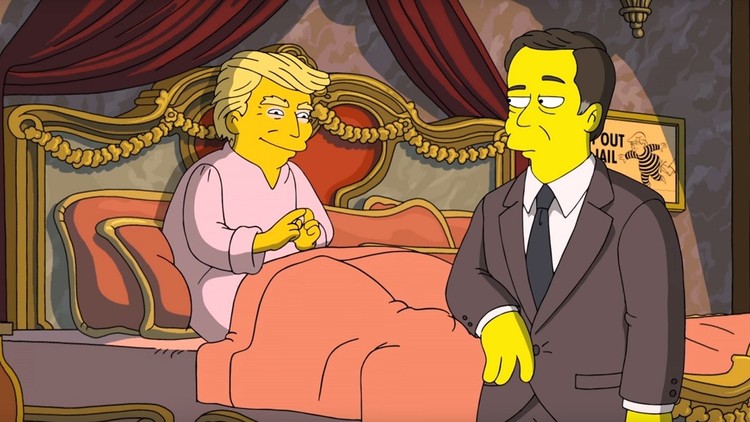 'Los Simpson' revelan dónde guarda Trump las cintas que comprometen al exdirector del FBI