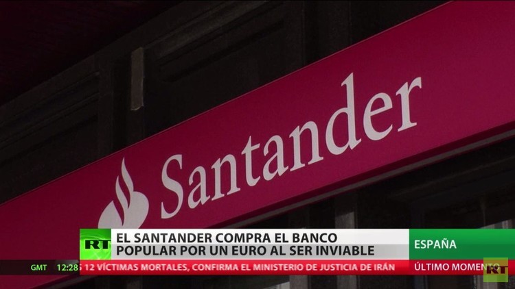 El Santander compra el Banco Popular por un euro
