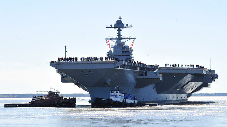USS Gerald Ford: El portaaviones más caro y avanzado del mundo no lanza ni recibe aviones