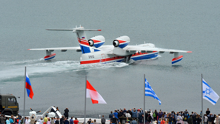 Argentina quiere comprar tres aviones anfibios rusos Beriev Be-200