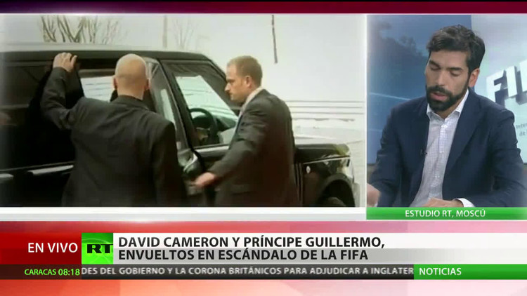 El príncipe Guillermo y Cameron se unen al escándalo de corrupción de la FIFA
