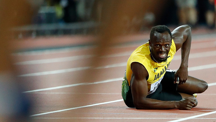 VIDEO: Bolt termina su carrera deportiva de la peor manera posible