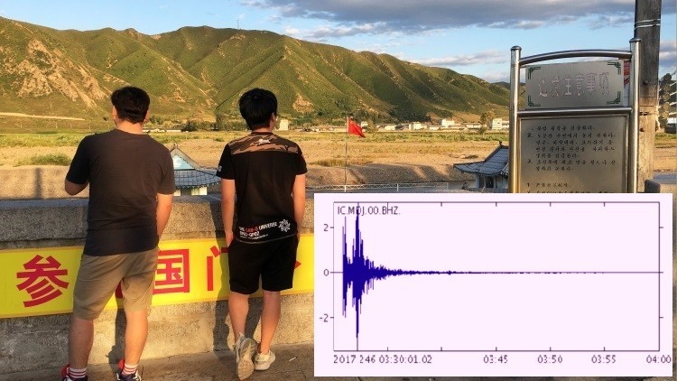 Así se escuchó la explosión nuclear norcoreana en el cercano centro geofísico de China