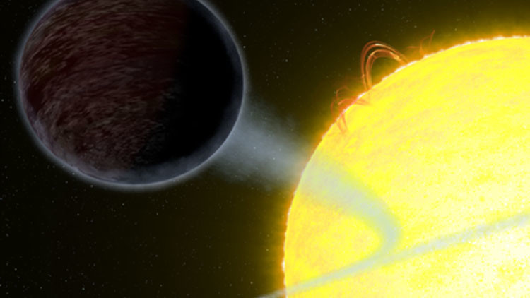 El telescopio espacial Hubble descubre un planeta negro que traga luz